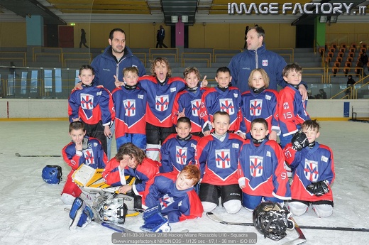 2011-03-20 Aosta 2736 Hockey Milano Rossoblu U10 - Squadra